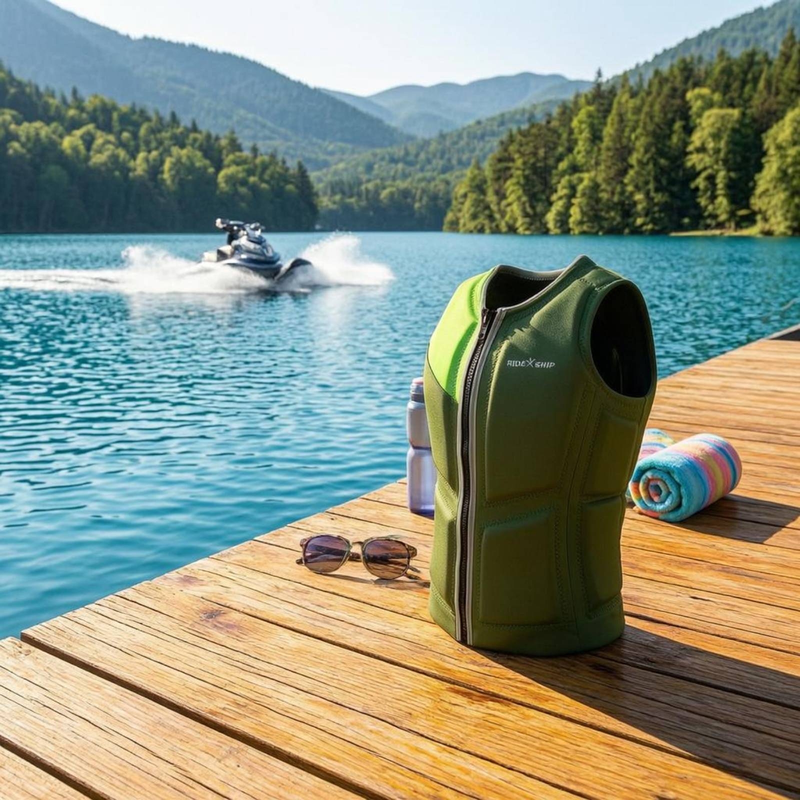 Aquatic Sports Person - Water Sports Life Vest Quick Dry