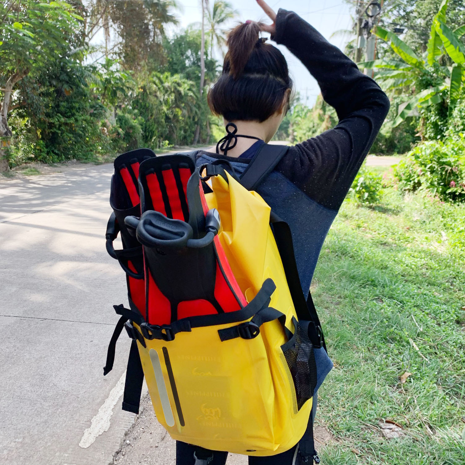Dry Bag Roll Top - Waterproof Diving Backpack Heavy Duty Roll-Top