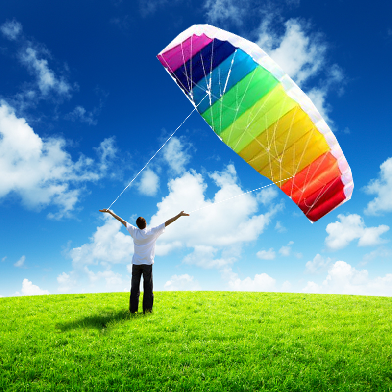 free shipping 2.5m large Dual  - Kite Surf Bar Control のレビューと価格